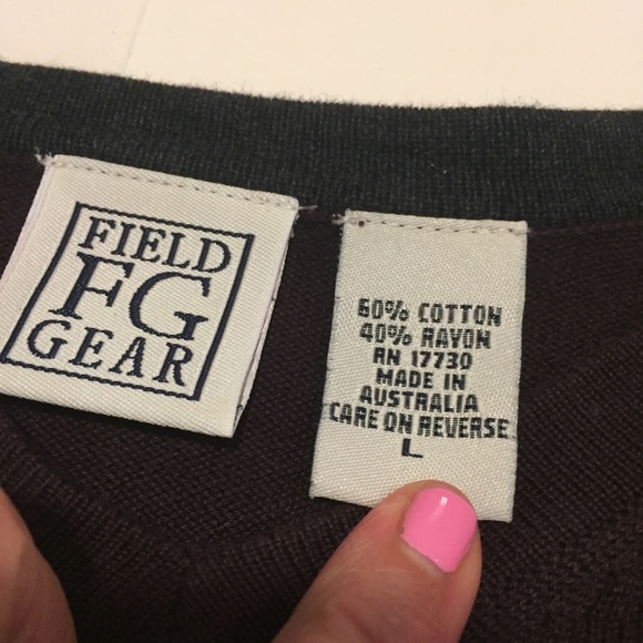 Men’s Field Gear V Neck Sweater size large - Picture 6 of 8